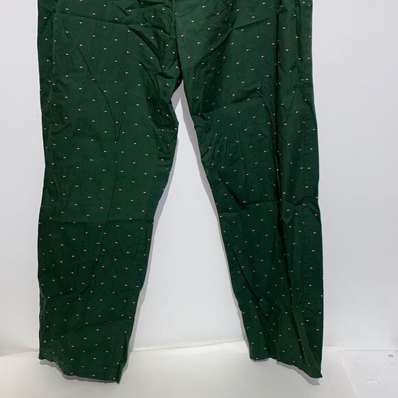 Tommy Hilfiger Men's Signature Logo Drawstring Elastic Waist Green Boxer Pants L - Picture 2 of 9